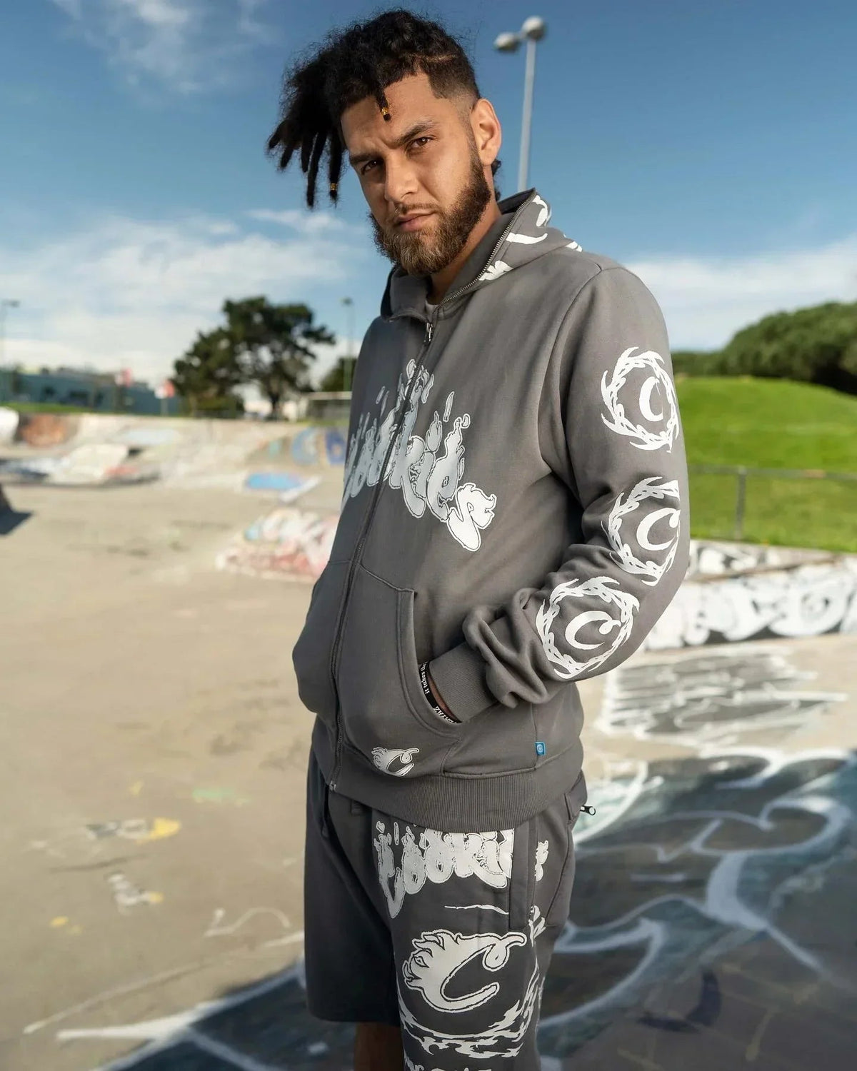 Cookies Slow Burn Pigment Dyed Sweatshorts