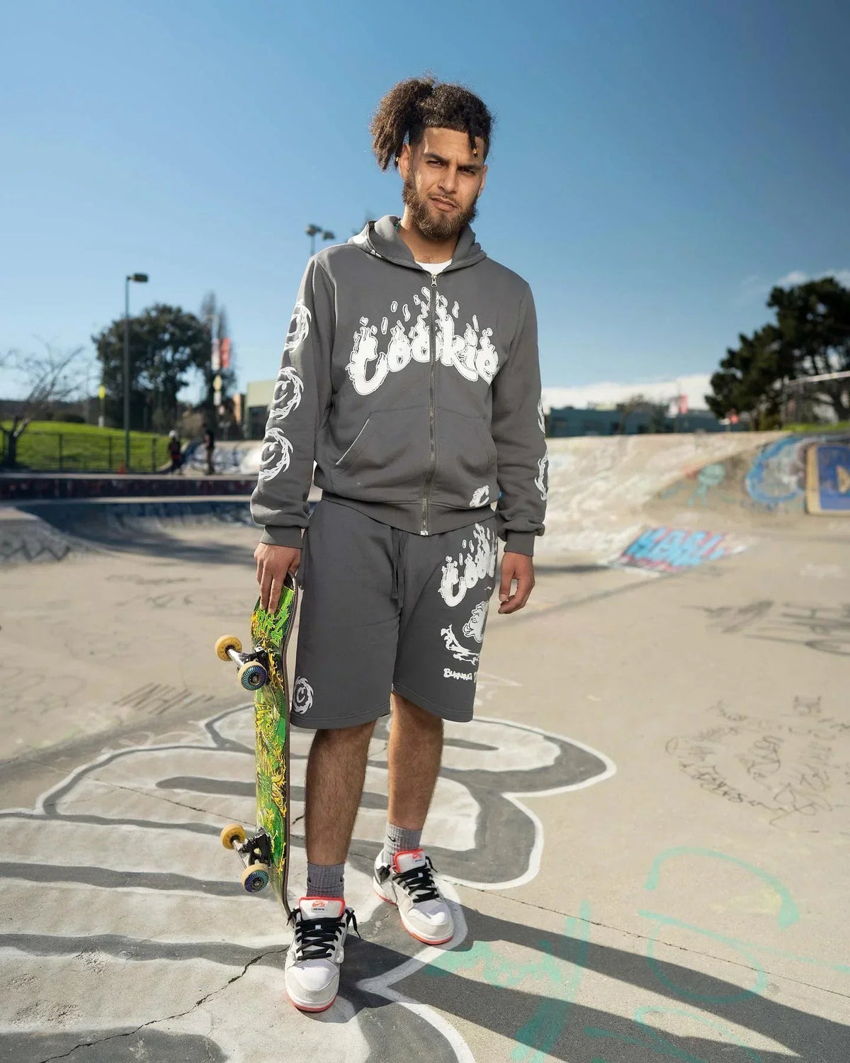 Cookies Slow Burn Pigment Dyed Sweatshorts