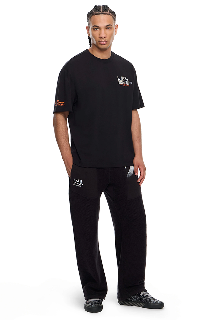 Off-White L/AB Off Active Duct Tape Tee