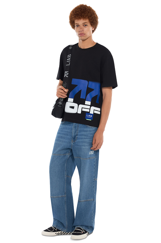 Off-White L/AB Off Stacked Tee