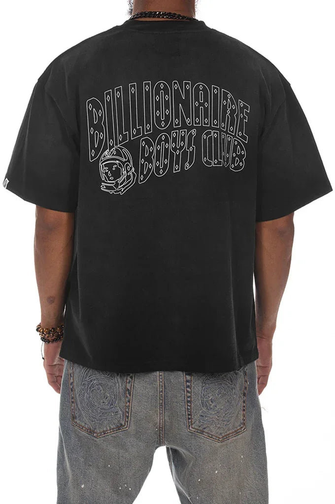 Billionaire Boys Club BB Faded Helmet SS Knit Tee (Cropped)