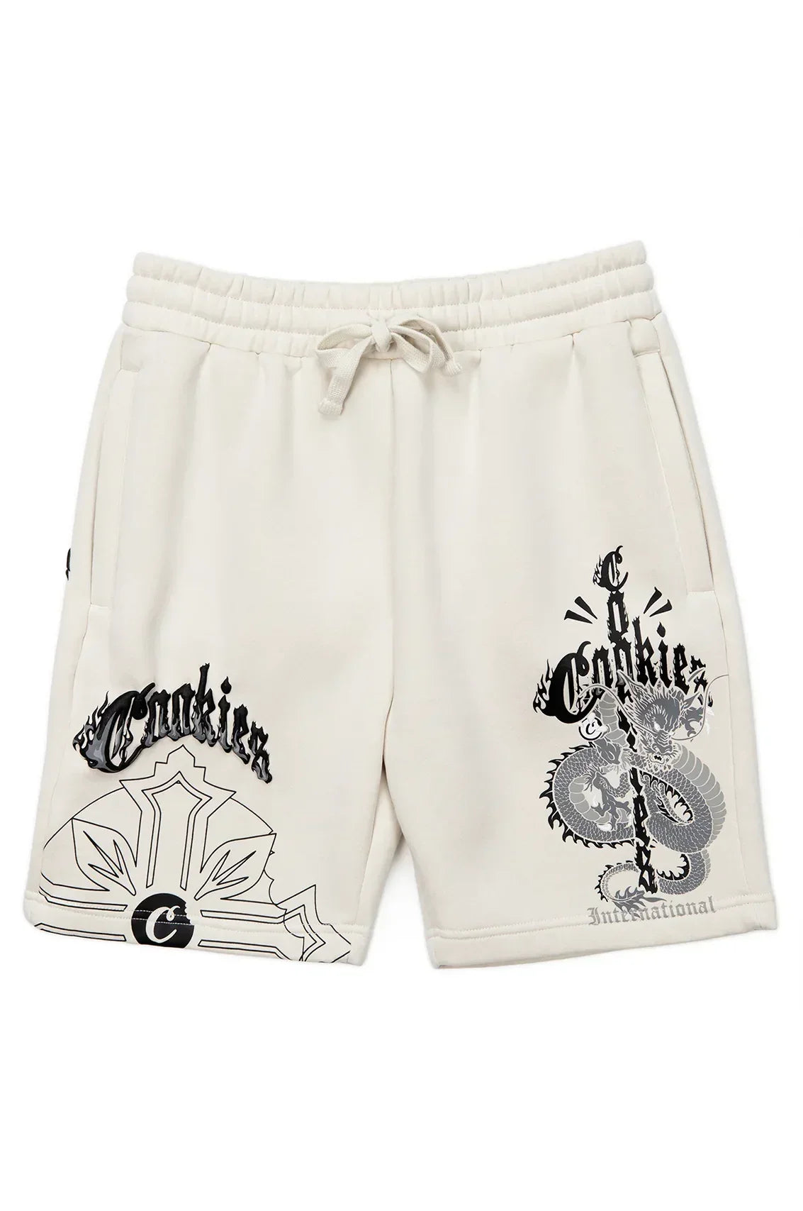 Cookies World On Fire Fleece Shorts