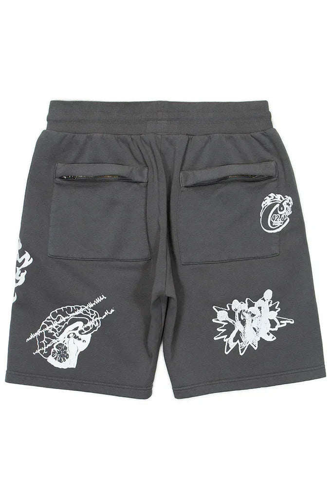 Cookies Slow Burn Pigment Dyed Sweatshorts