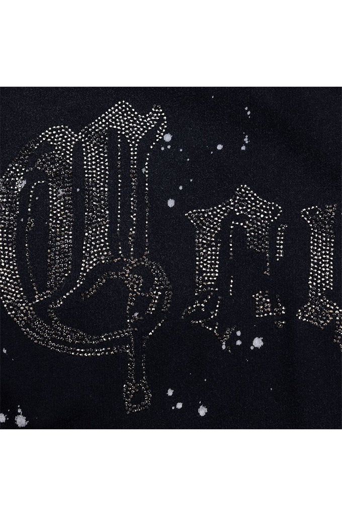 Cookies Gold Rush Distressed and Splattered Oversized Knit Tee