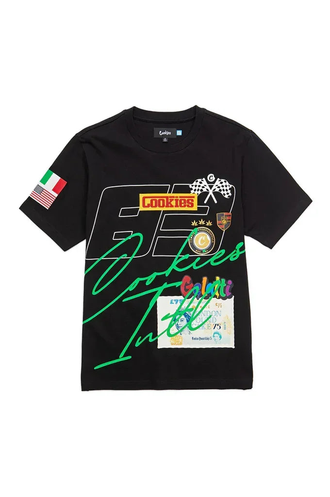 Cookies Lake Como Race Flag SS Knit Tee