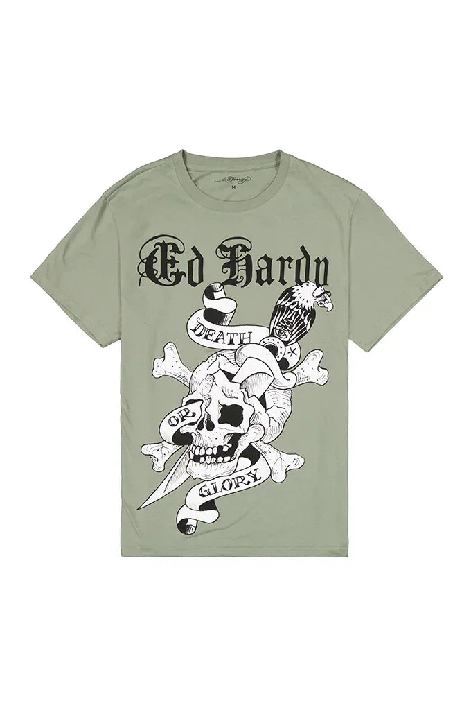Ed Hardy DG Skull Men's Short Sleeve Tee