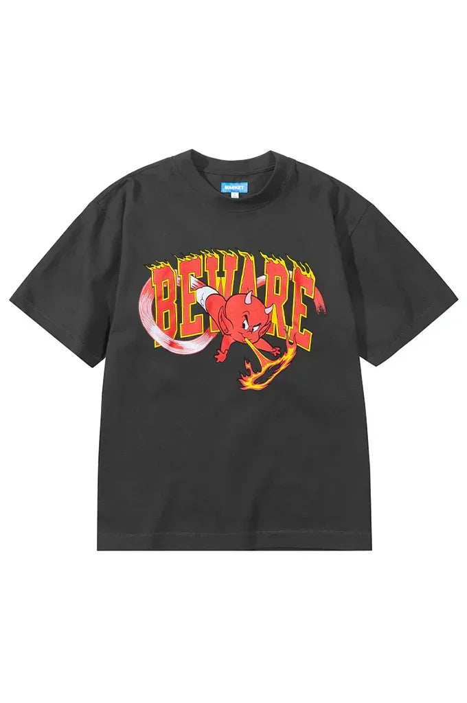 Market Studios Hot Stuff Beware Tee
