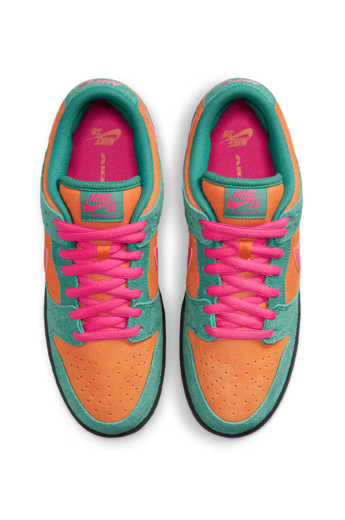 Nike SB Dunk Low Pro Skate Shoes (Green Noise/Watermelon)