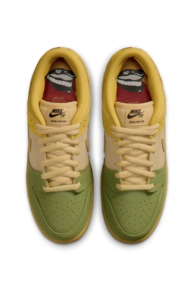 Nike SB Dunk Low Pro "Hatch Chile" Skate Shoes (Saffron Quartz/Pear)