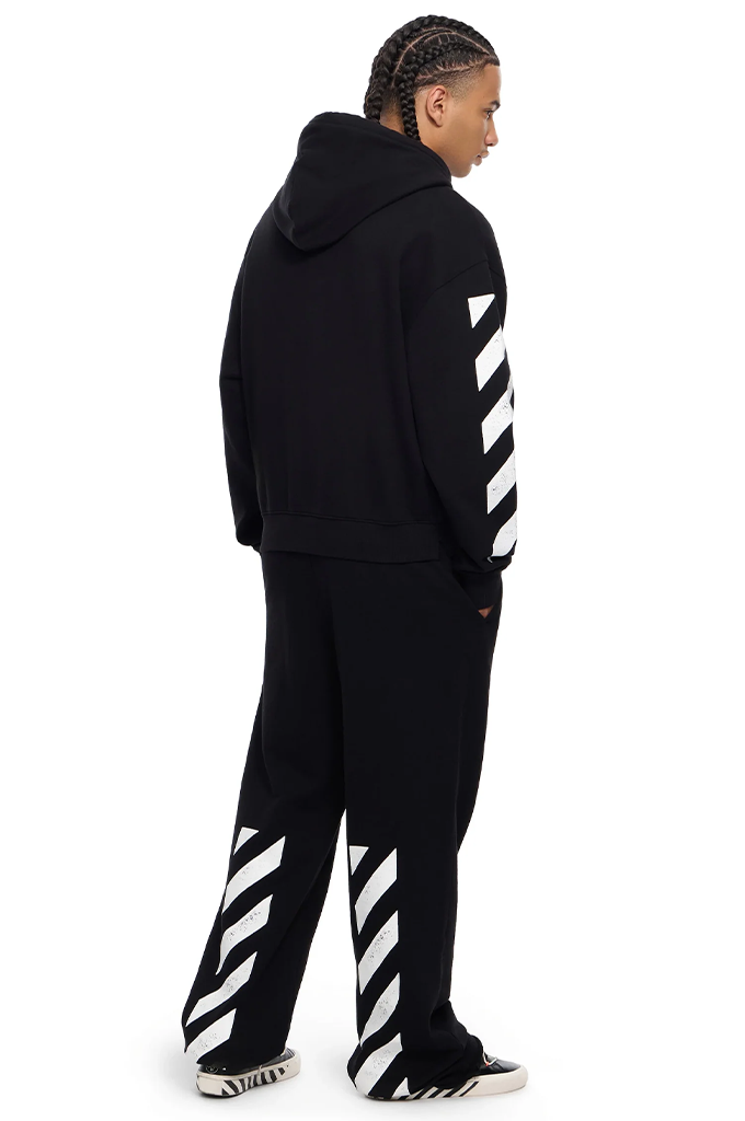 Off-White L/AB Core Diagonal Zip Hoodie