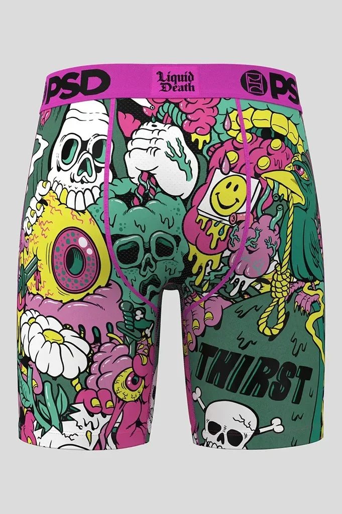 PSD x Liquid Death - Death Drip Boxer Brief Underwear
