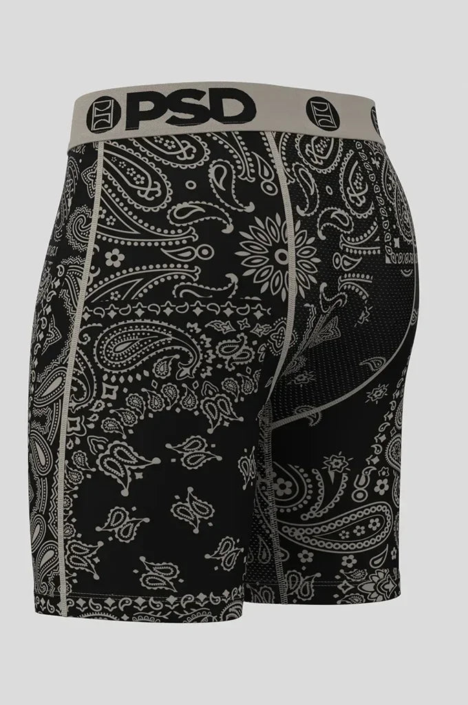 PSD Khaki Paisley Boxer Brief Underwear