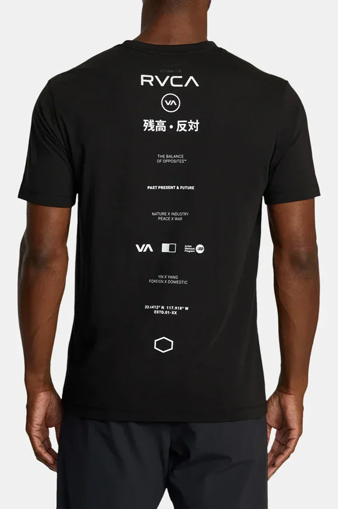 RVCA Credits SS Sport Tech Tee