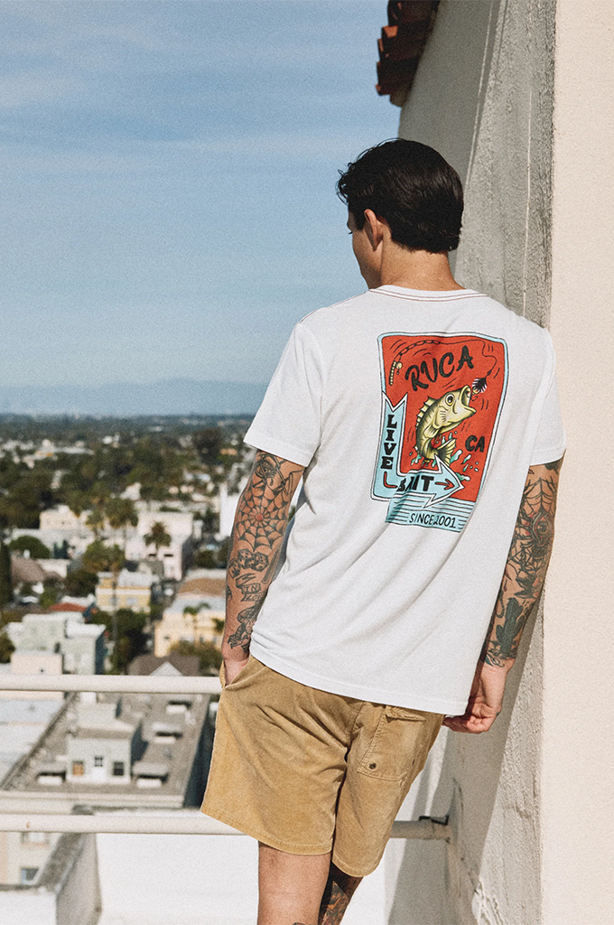 RVCA Live Bait SS Tee