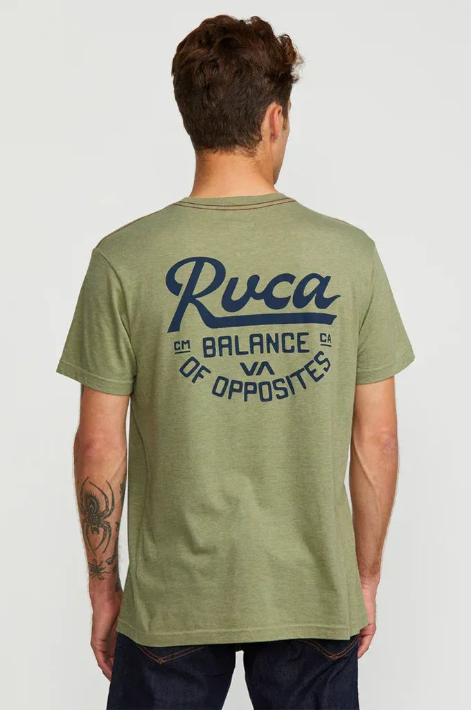 RVCA Script Sealed Short Sleeve Tee
