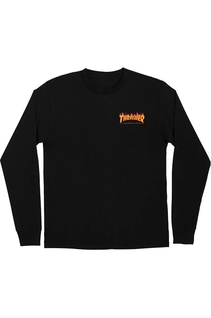 Santa Cruz X Thrasher Flame Long Sleeve Tee