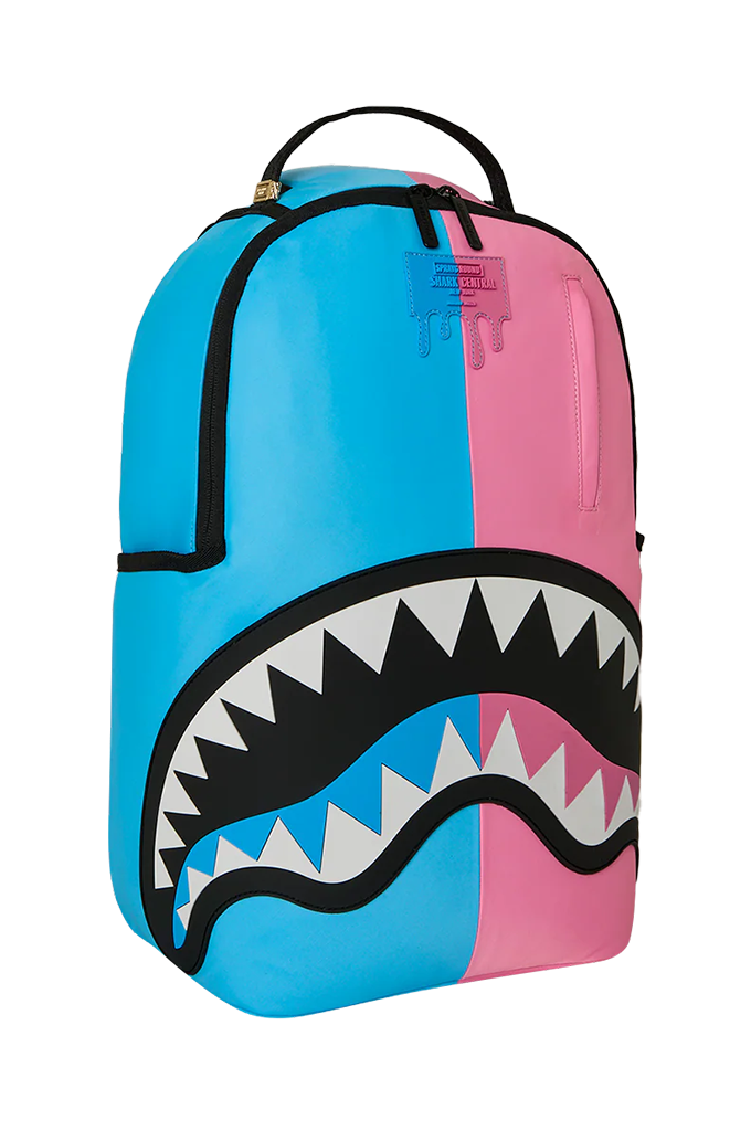 Sprayground Shark Central Cotton Candy Clash Split Backpack