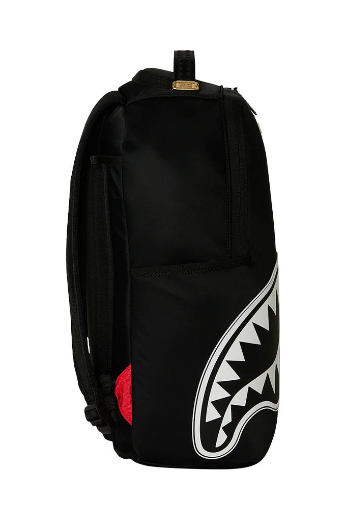 Sprayground Shark Central 2 Black White Nylon Backpack