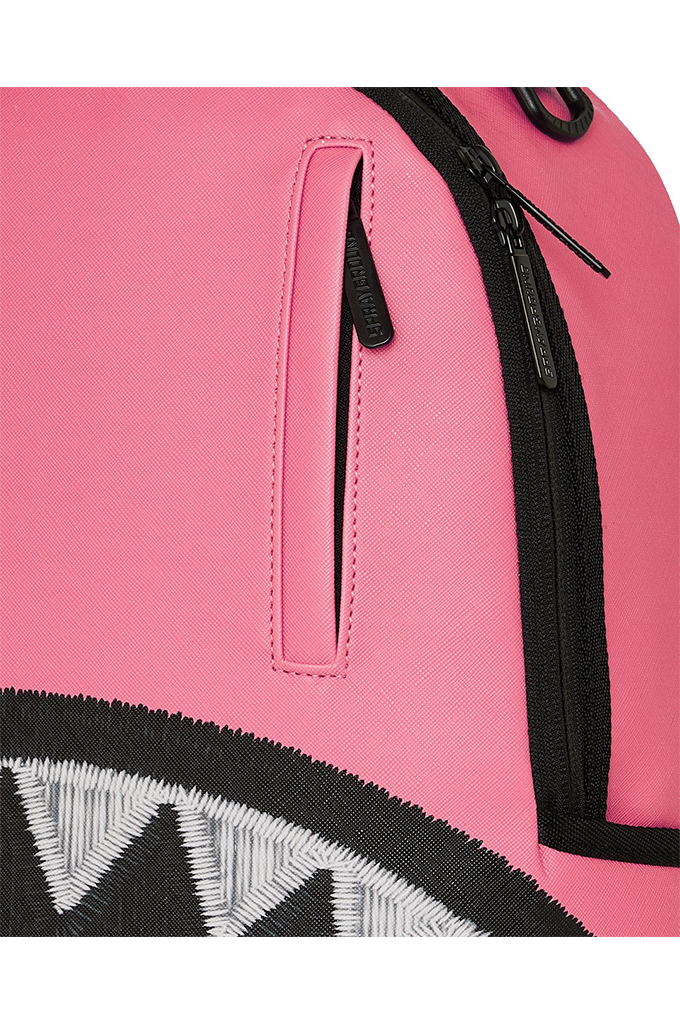 Sprayground Shark Central Pink Embroidered Shark Backpack