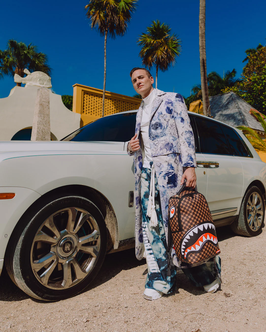 Sprayground Sharks In Paris WTF Bubbly Grin & Grind Backpack