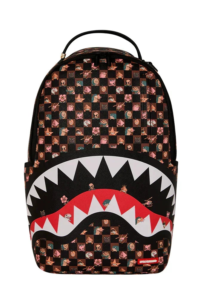 Sprayground Peeking Characters Remix Stealth Crew Backpack