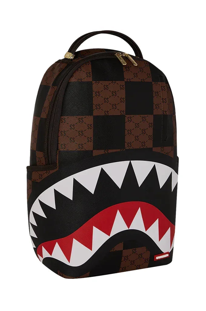 Sprayground Enlarged Check Paris That Big Check Shark Backpack