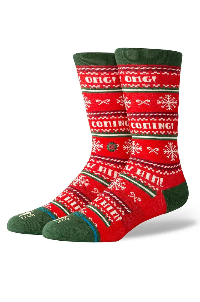 Elf X Stance I Know Him Crew Socks