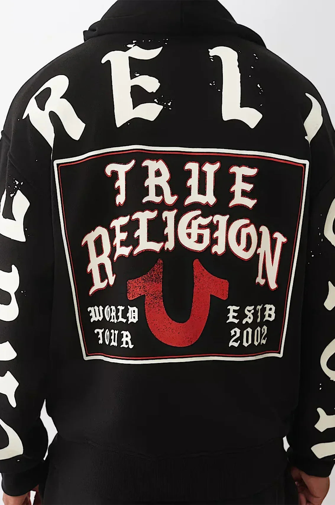 True Religion TR Flag Zip Up Hoodie