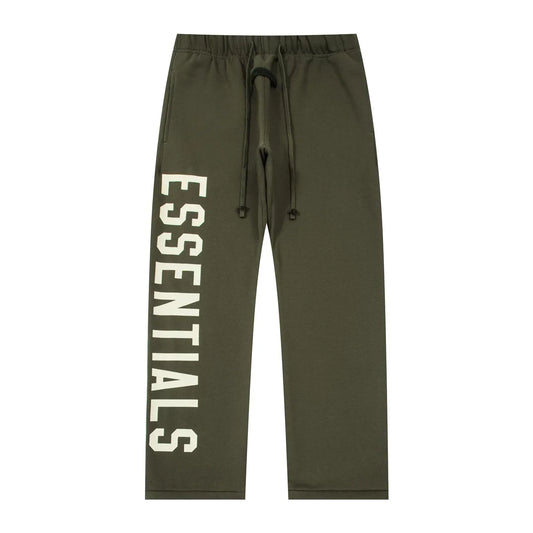 FEAR OF GOD FOG ESSENTIALS Side Big Logo Fleece‑Lined Sweatpants