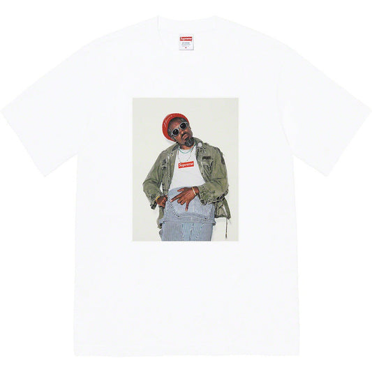 Supreme André 3000 White Photo Tee
