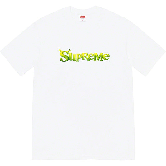 Supreme Shrek Logo Tee – White / Green
