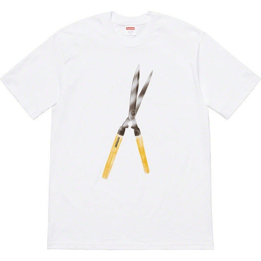 Supreme Garden Shears Tee – White / Yellow