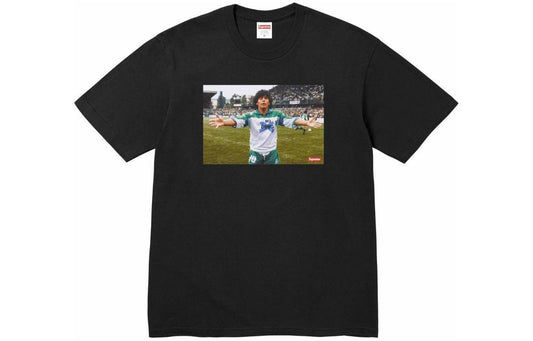 Supreme Maradona Photo Print Tee – Black
