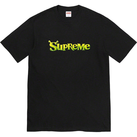 Supreme Shrek Logo Tee – Black / Green