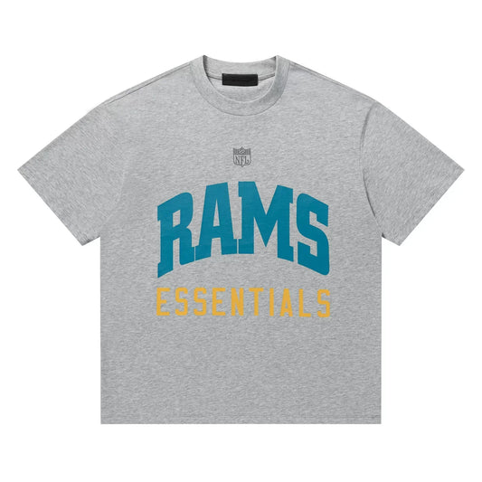 FEAR OF GOD FOG ESSENTIALS Letter Print Loose Short Sleeve Tee