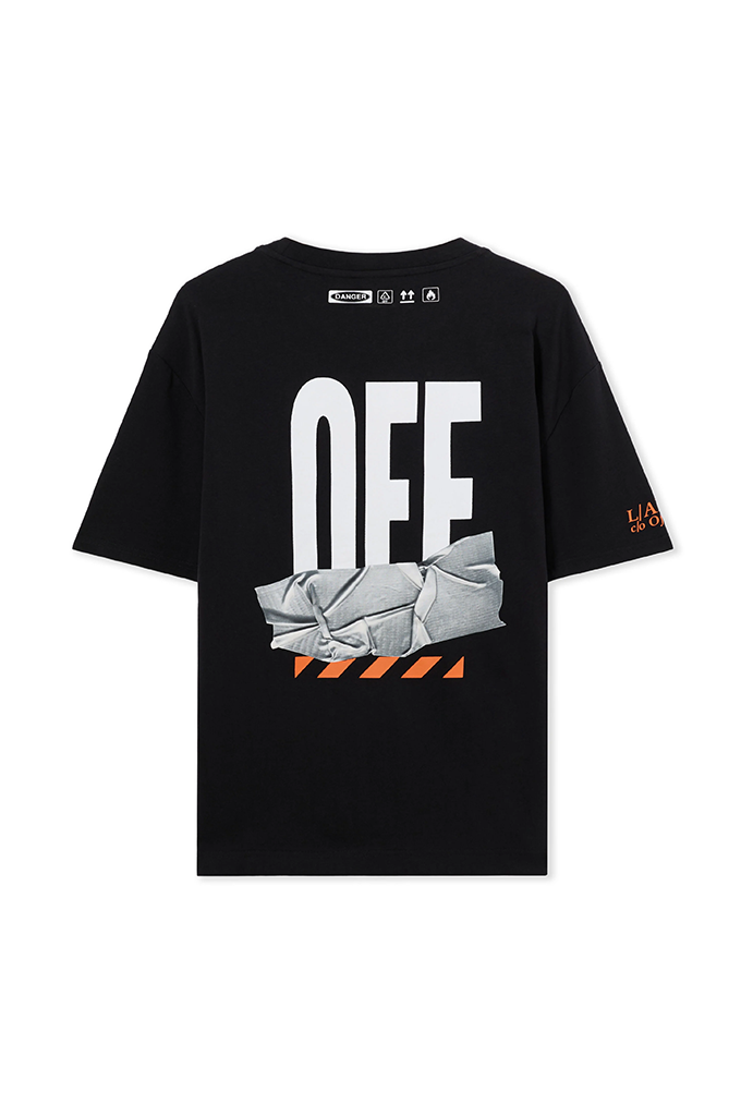 Off-White L/AB Off Active Duct Tape Tee