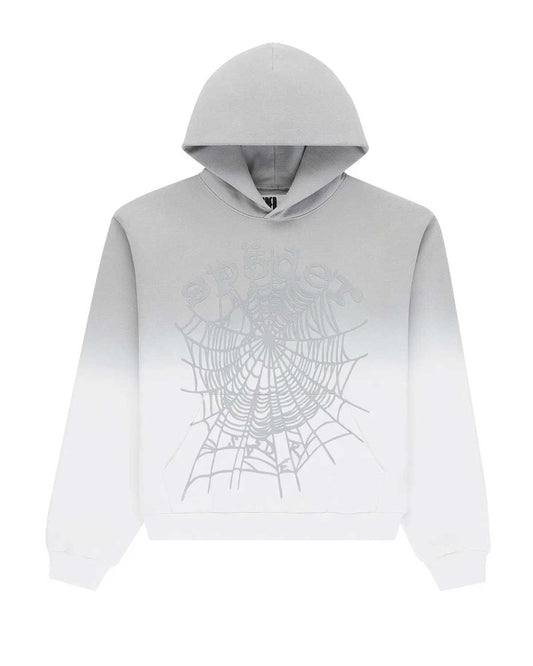 Sp5der OG Web Ombré Hoodie Sport Grey