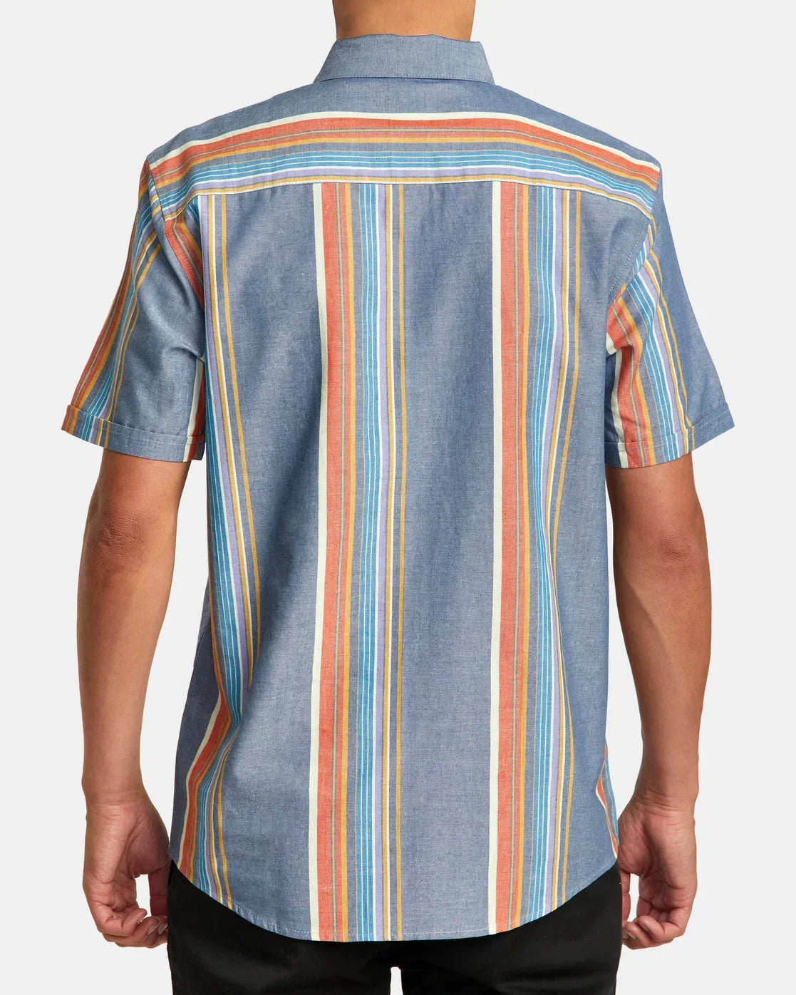 RVCA Mayday Stripe Short Sleeve Shirt