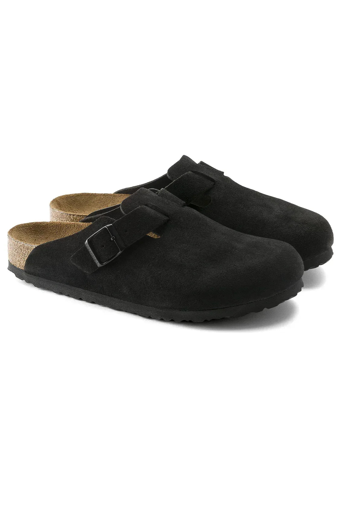 Birkenstock Boston Soft Footbed Suede Clogs (Regular Fit)
