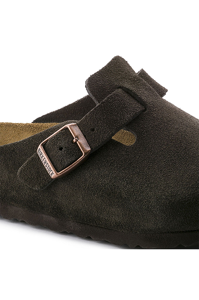Birkenstock Boston Soft Footbed Suede Clogs (Regular Fit)