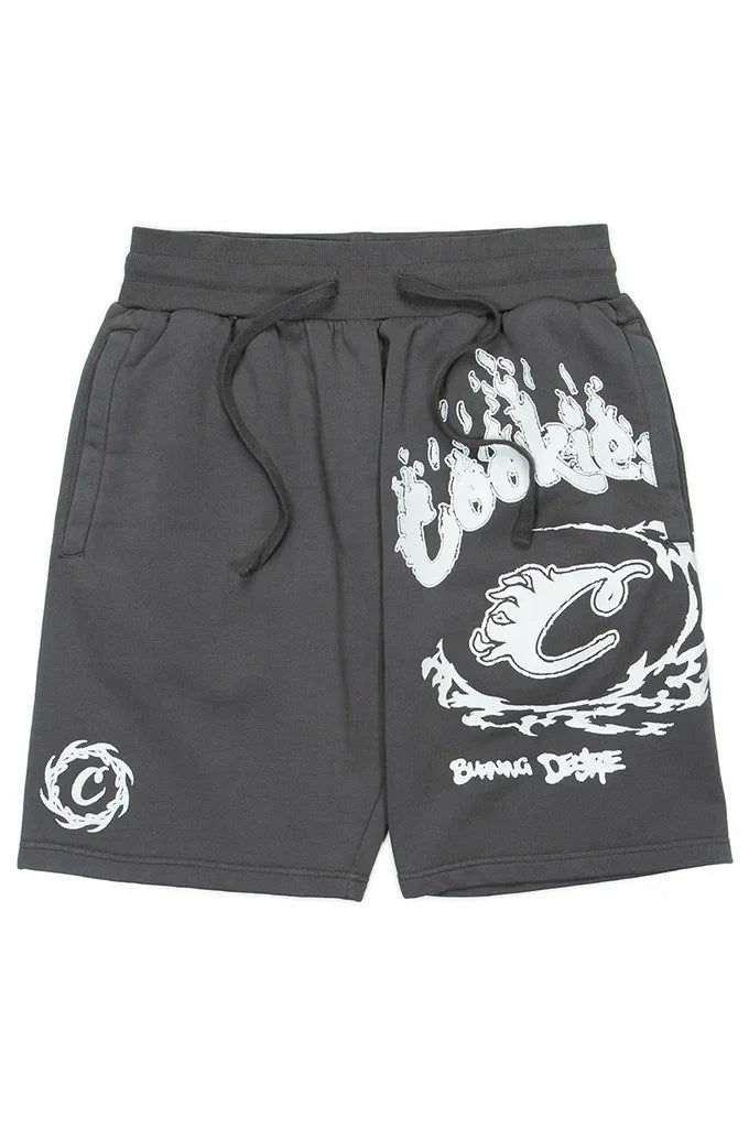 Cookies Slow Burn Pigment Dyed Sweatshorts