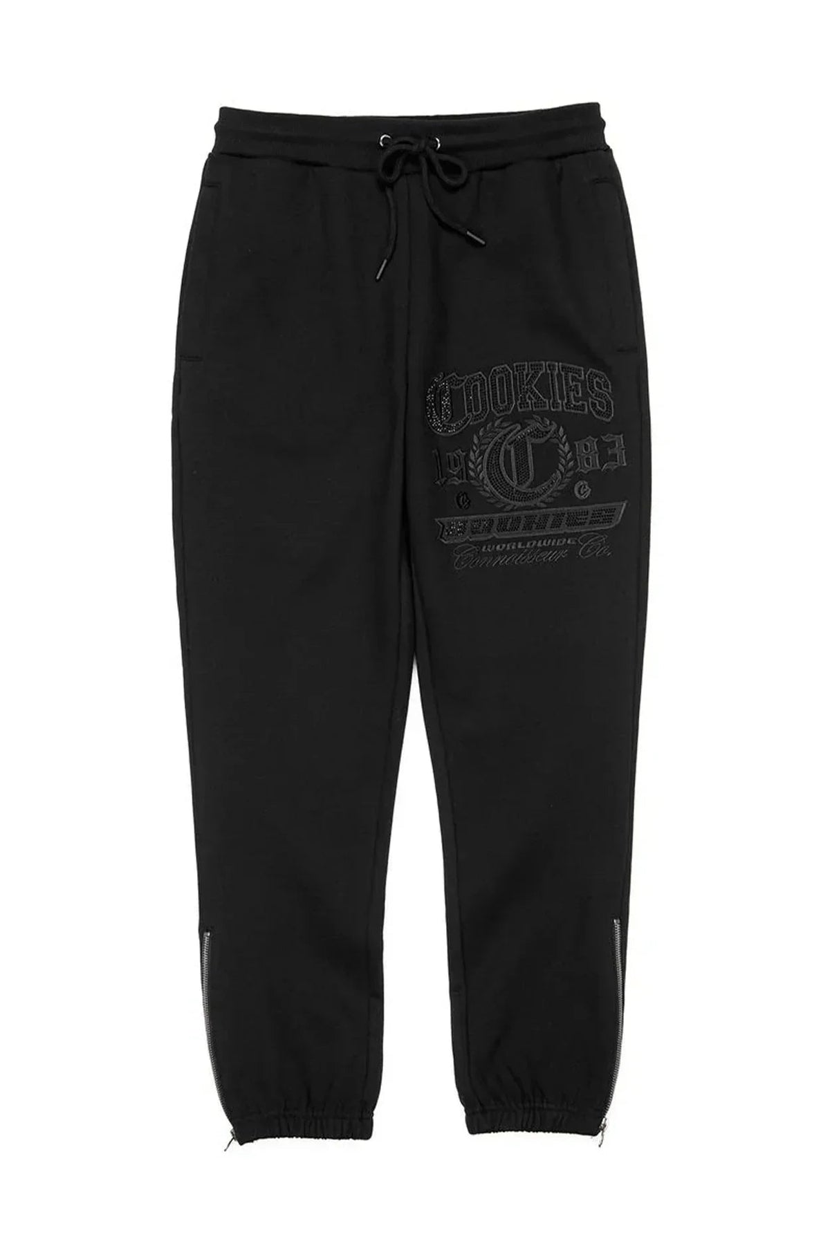 Cookie Paradise City Rhinestone Applique Fleece Pants