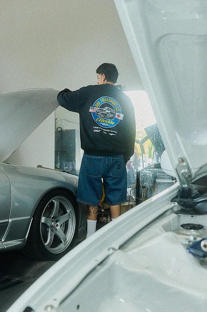 HUF x GReddy Transport Crewneck Sweater