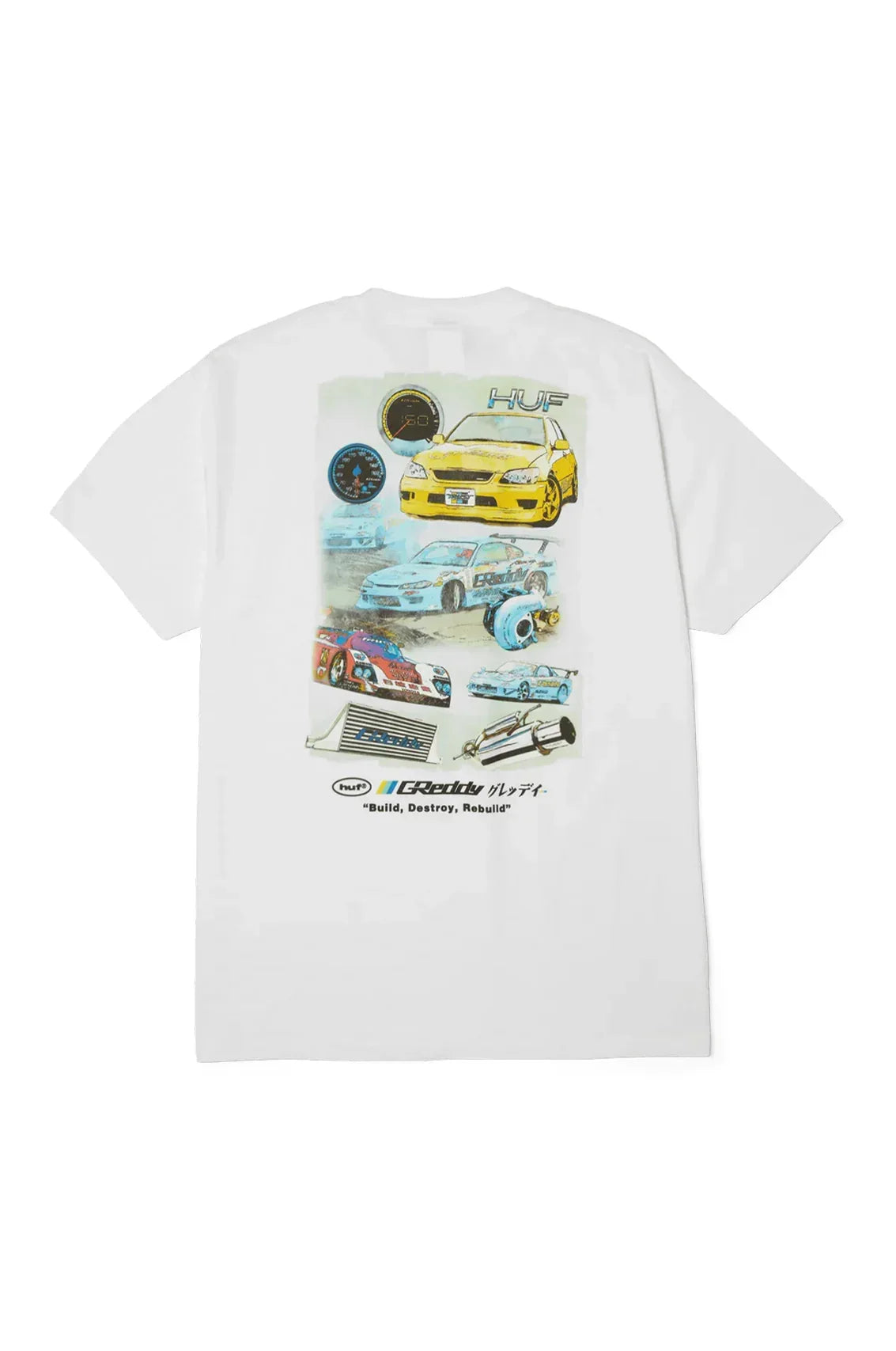 HUF x GReddy Parts Tee