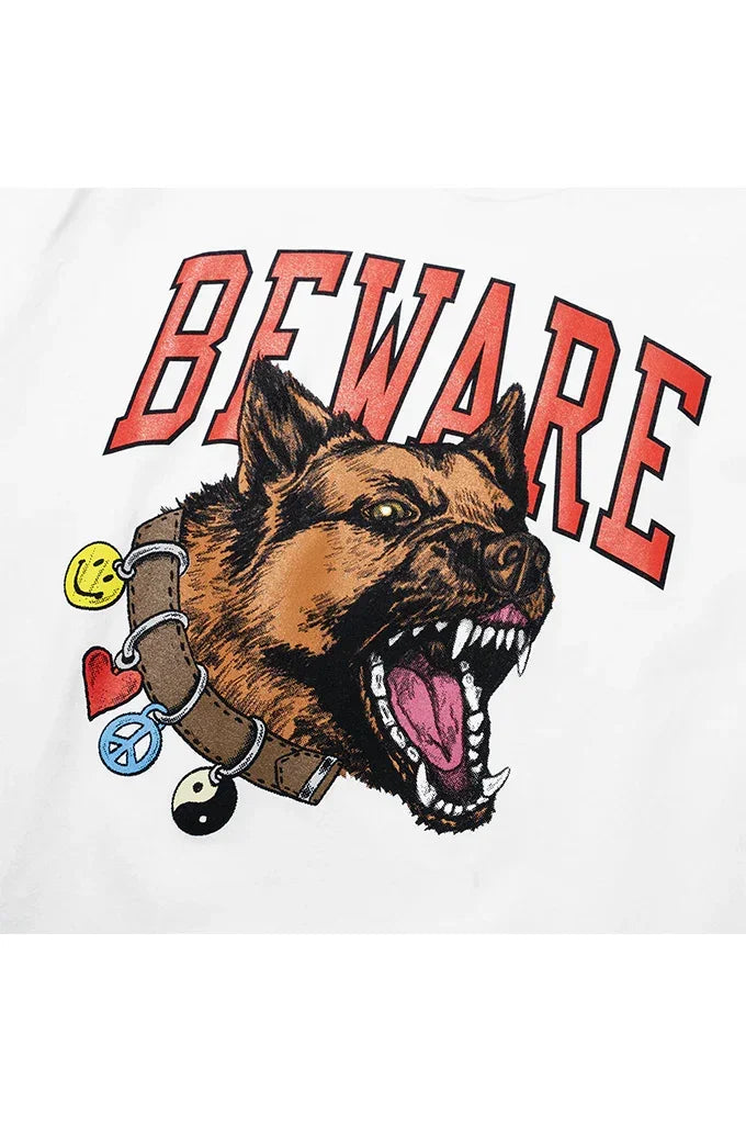 Market Studios Smiley Beware My Collar Tee
