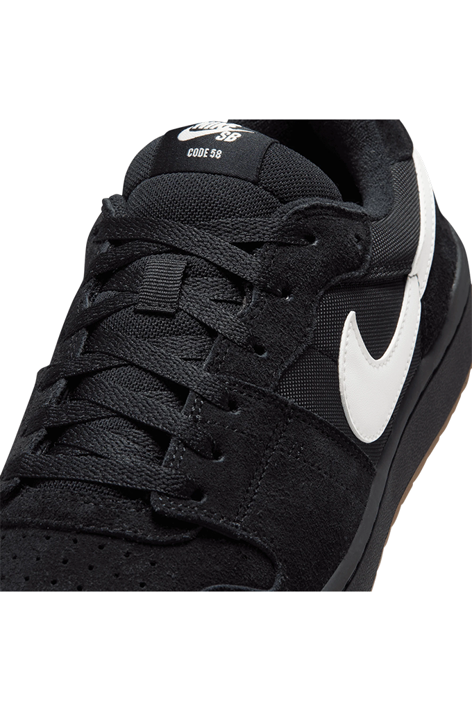 Nike SB Code 58 Skate Shoes (Black/Summit White-Black)
