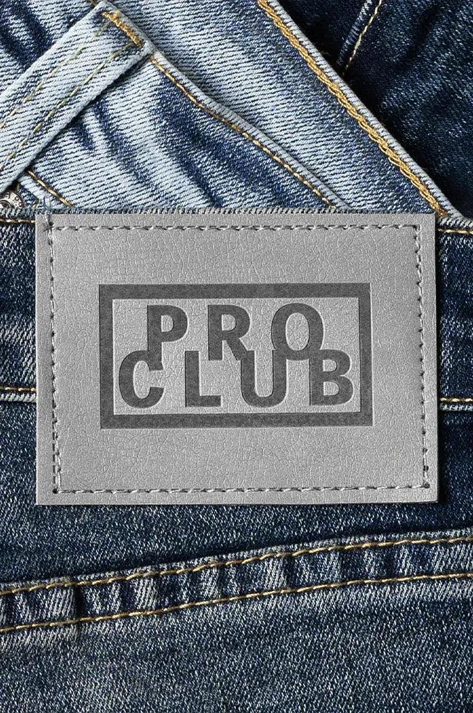 Pro Club Men's Heavyweight Baggy Fit Denim Cargo Pants