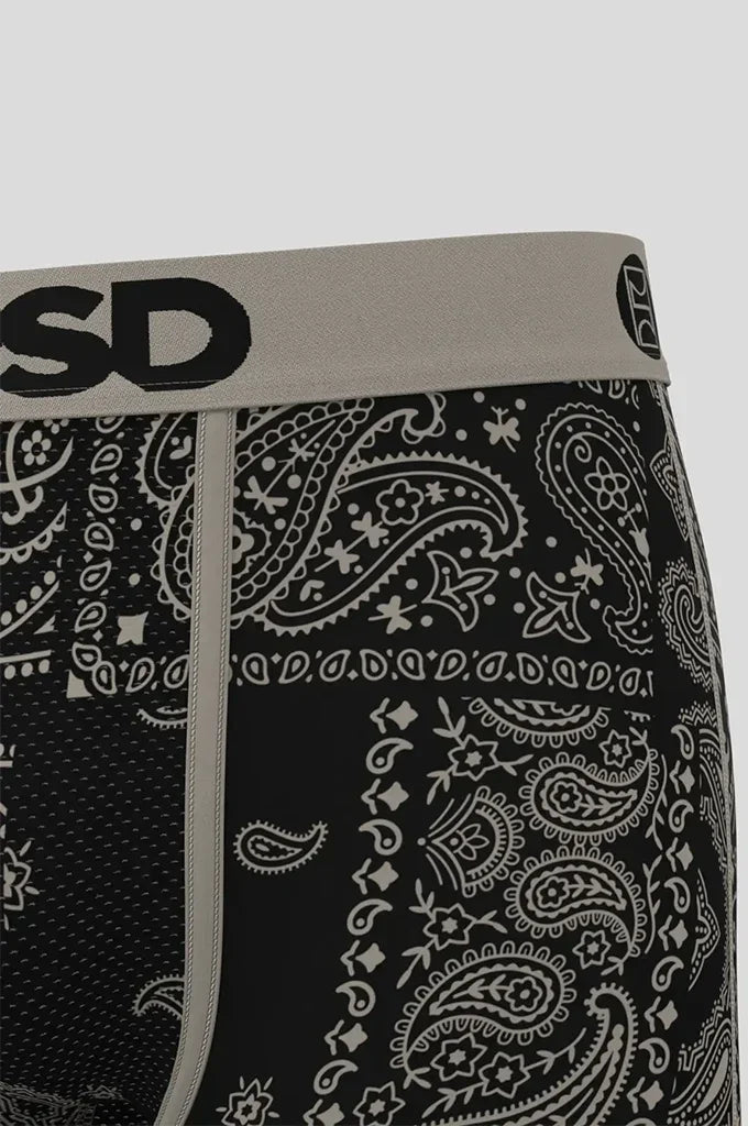 PSD Khaki Paisley Boxer Brief Underwear