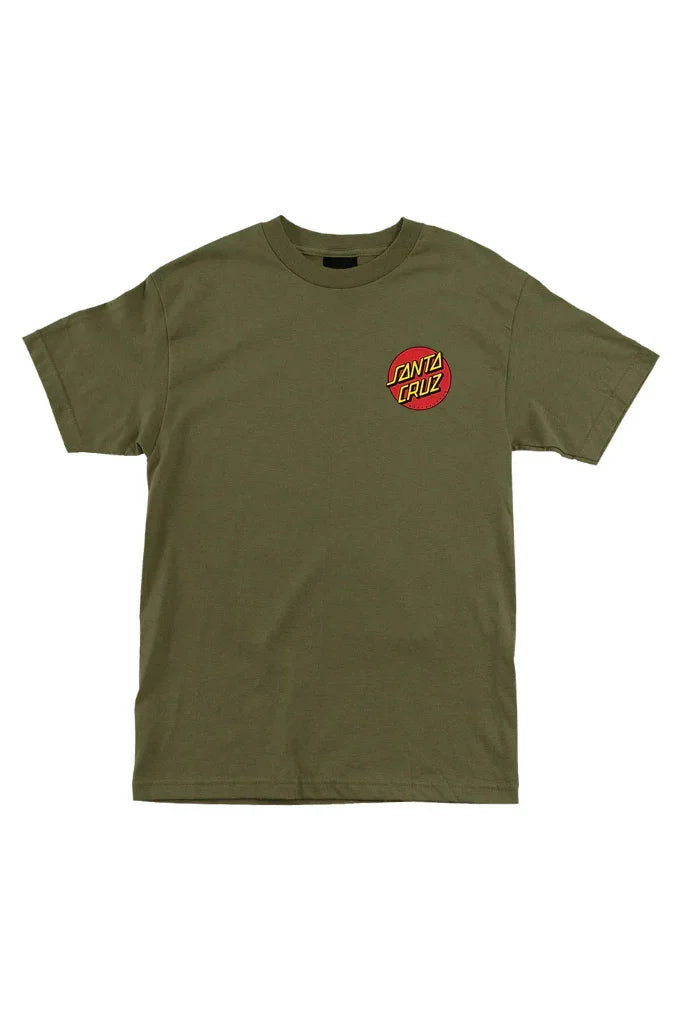 Santa Cruz Classic Dot Chest SS Regular Fit Tee
