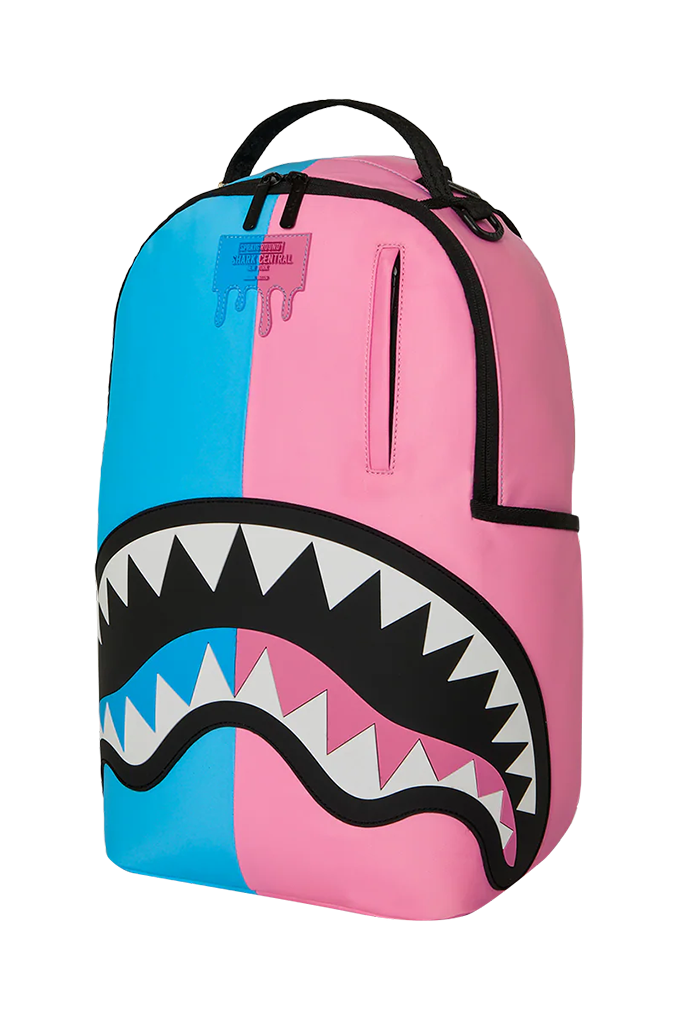 Sprayground Shark Central Cotton Candy Clash Split Backpack
